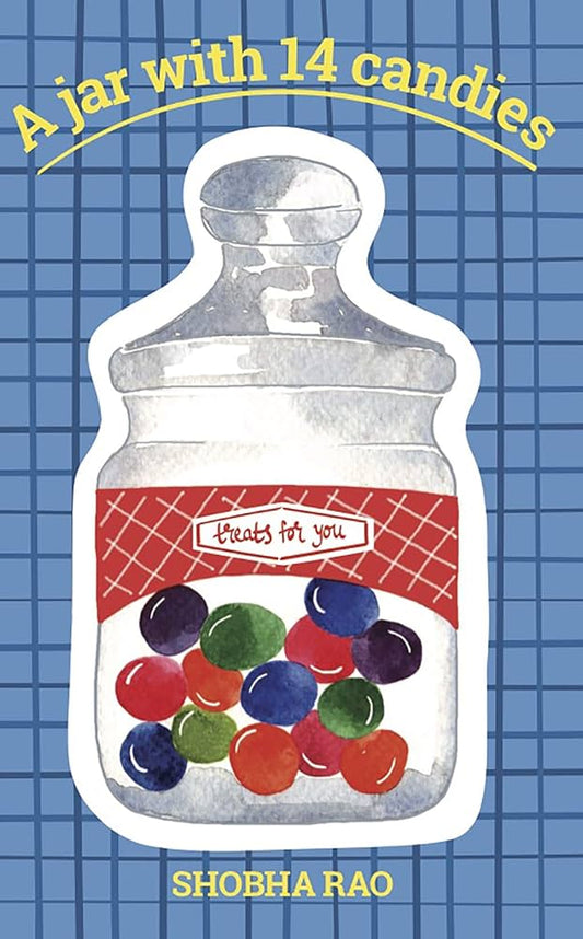 A jar with 14 candies