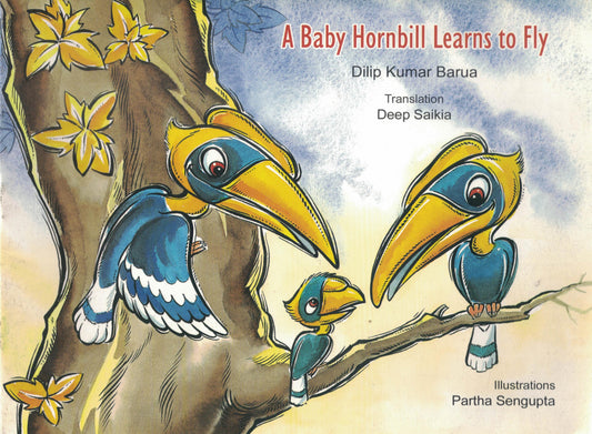 A Baby Hornbill Learns to Fly