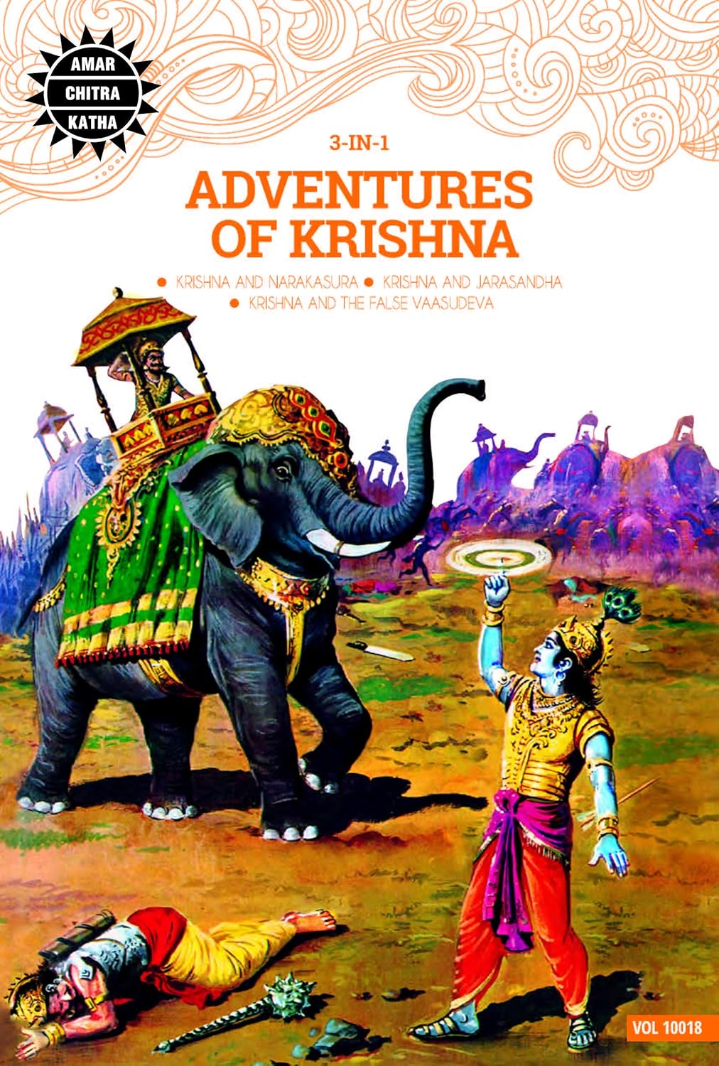 AMAR CHITRA KATHA: Adventures of Krishna: 3 in 1