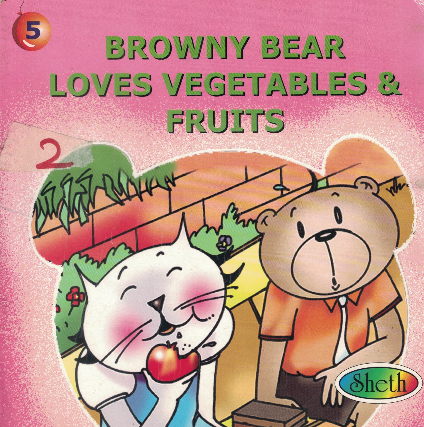 Browny Bear Loves Vegetables & Fruits -5